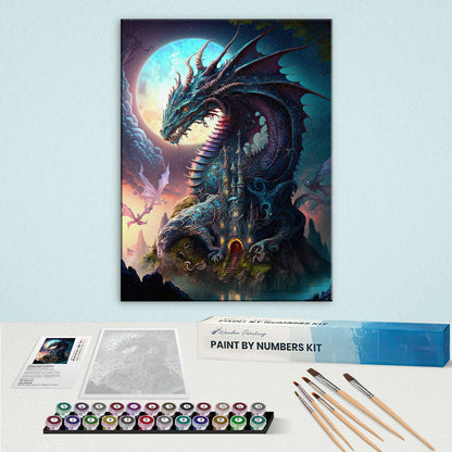 Moonfire Sentinel | Paint by Numbers Kit