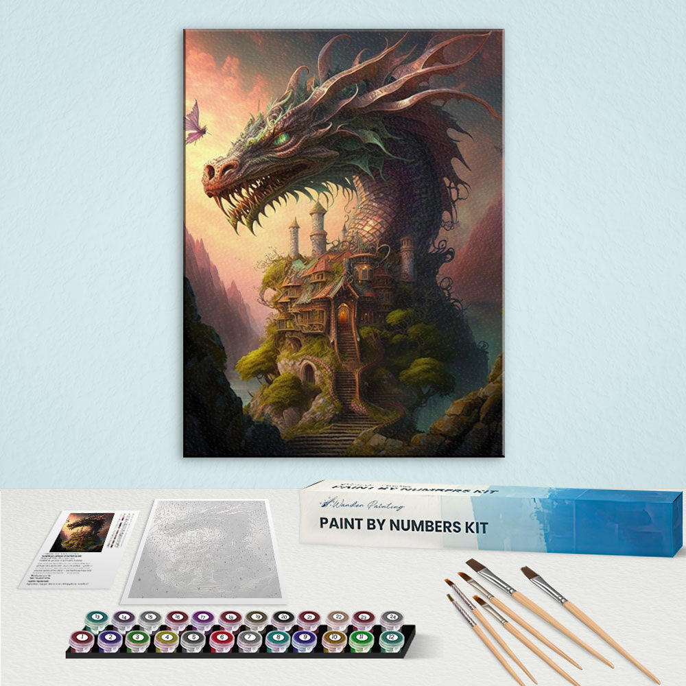 Emerald Guardian | Paint by Numbers Kit