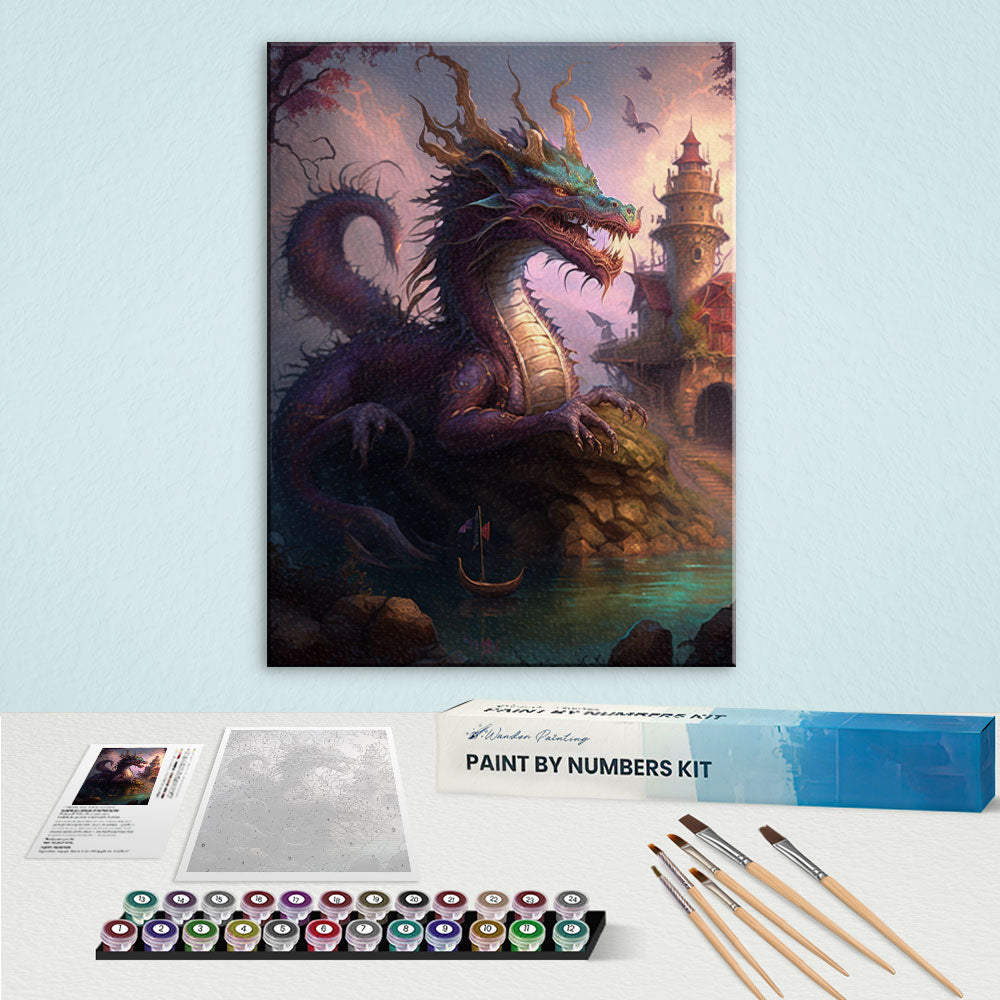 Guardian of the Shattered Tower | Paint by Numbers Kit