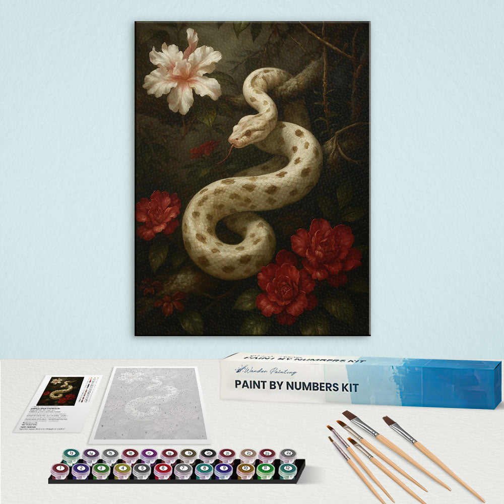 The Serpent’s Bloom | Paint by Numbers Kit