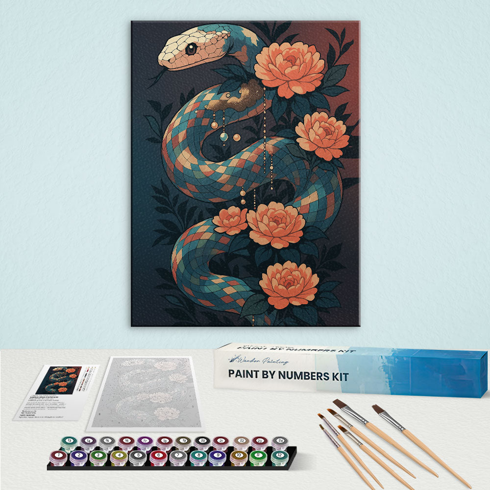 Pearls of the Serpent | Paint by Numbers Kit