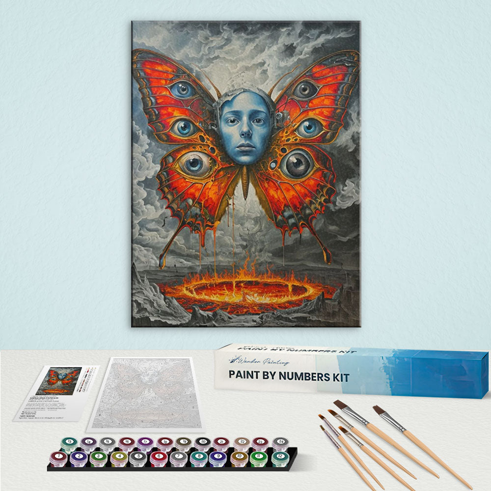 Inferno Butterfly | Paint by Numbers Kit