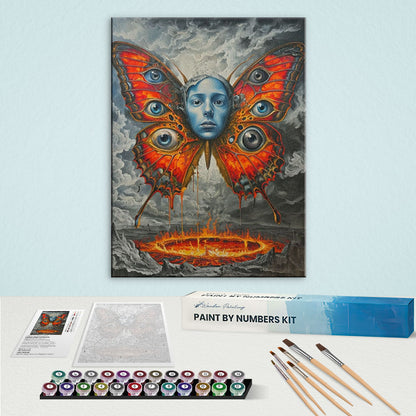 Inferno Butterfly | Paint by Numbers Kit