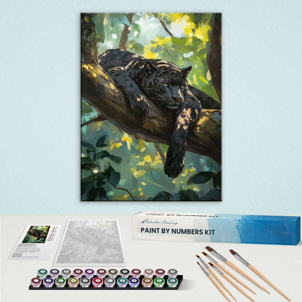 Panther in the Canopy | Paint by Numbers Kit
