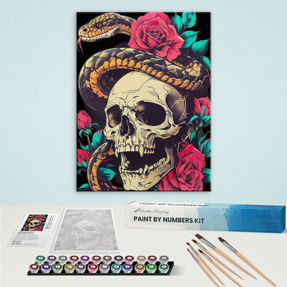 Serpent and Rose | Paint by Numbers Kit