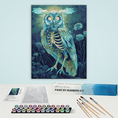 The Bone Owl | Paint by Numbers Kit