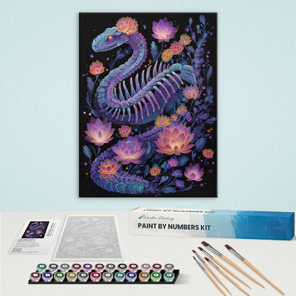 The Serpent's Bloom | Paint by Numbers Kit