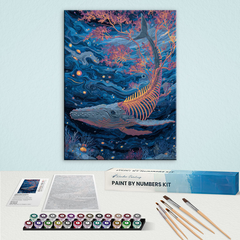The Ghostly Whale | Paint by Numbers Kit