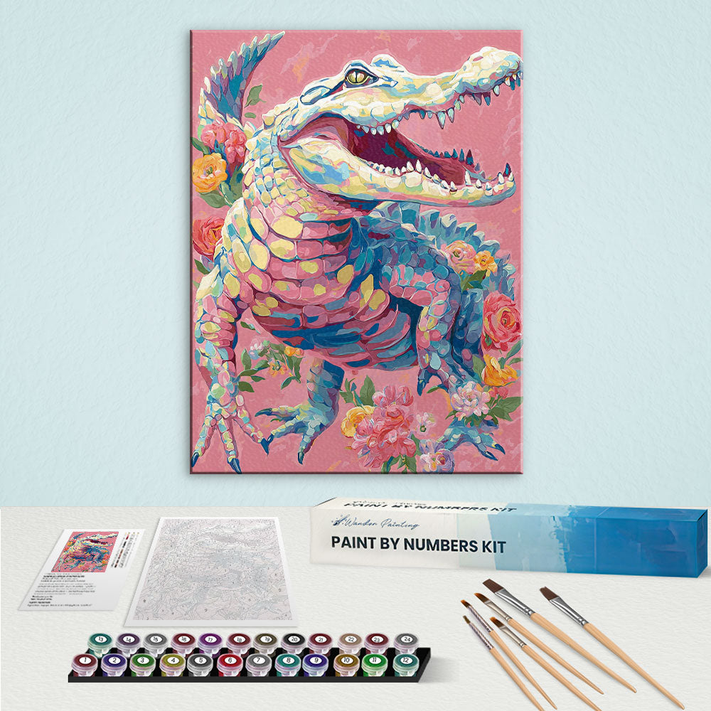The Alligator's Smile | Paint by Numbers Kit