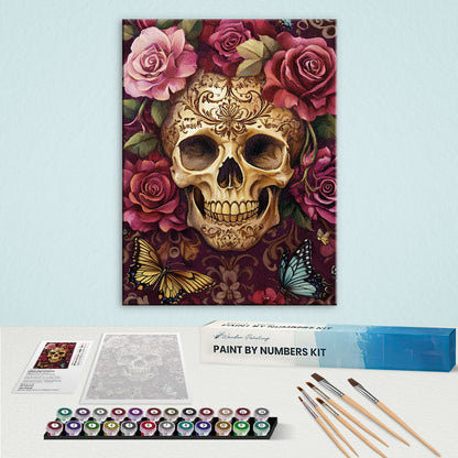 Floral Skull | Paint by Numbers Kit