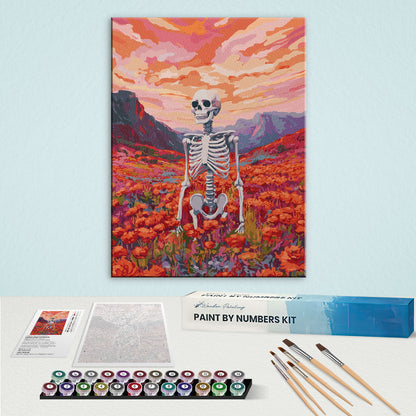Flourish of Bones | Paint by Numbers Kit