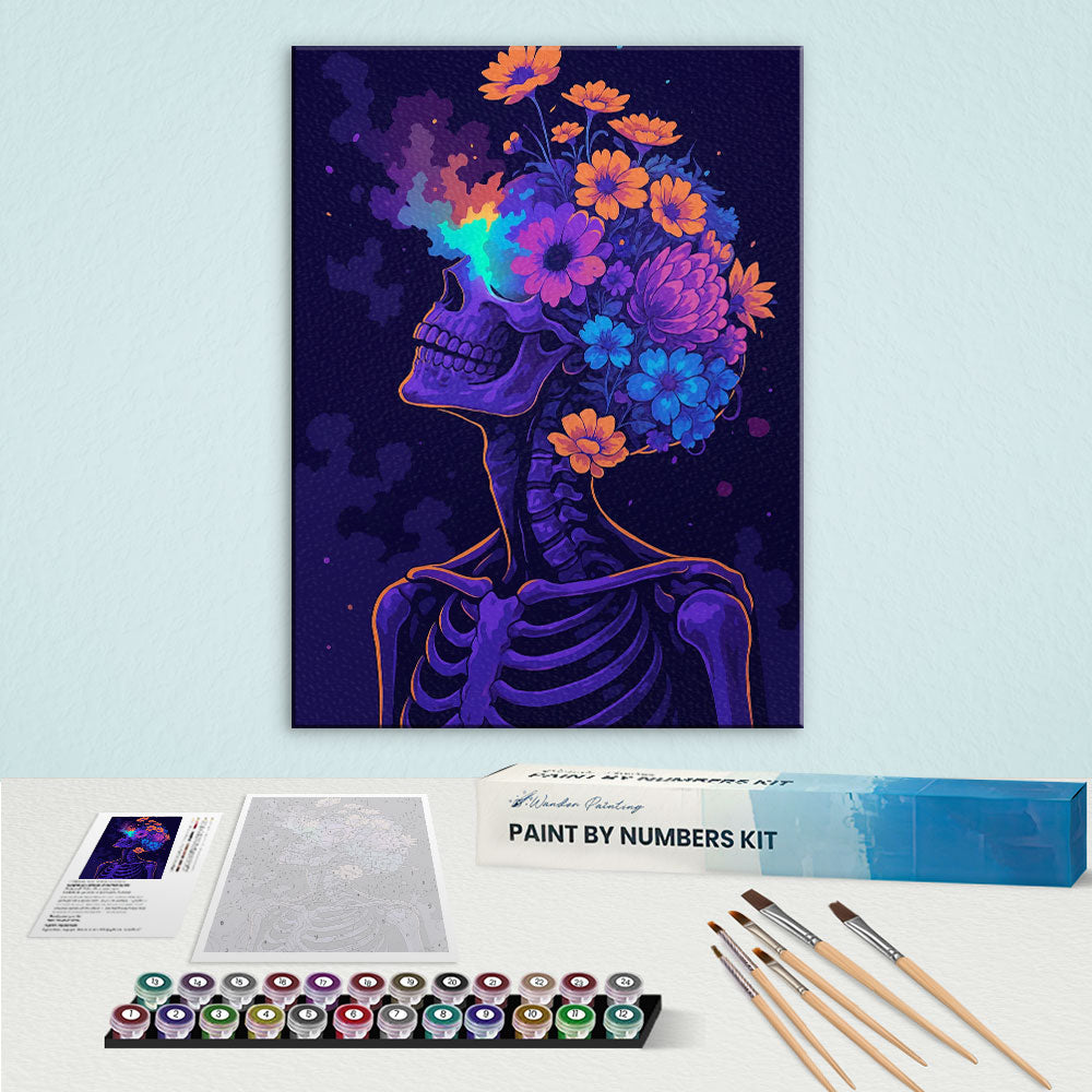 Floral Decay | Paint by Numbers Kit