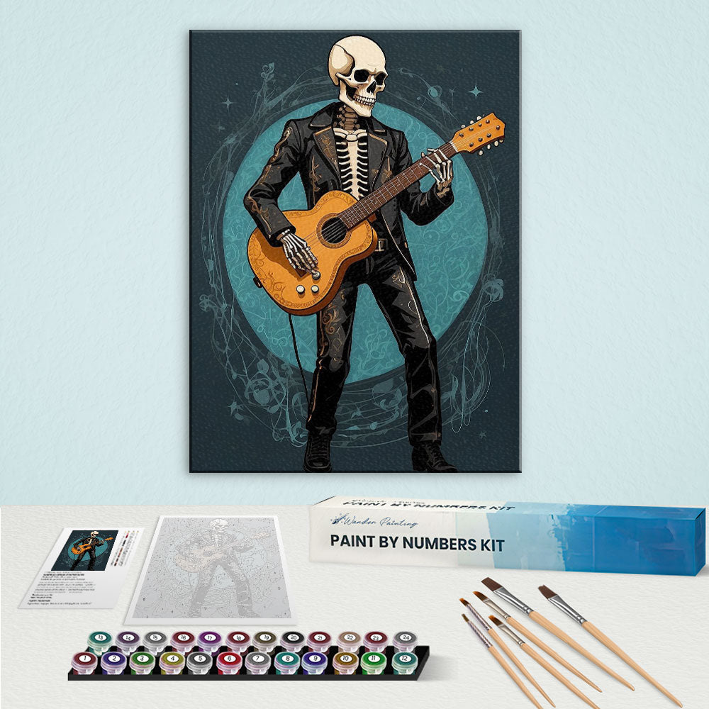 The Guitarist of the Underworld | Paint by Numbers Kit