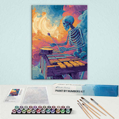 Xylo-Skull Serenade | Paint by Numbers Kit