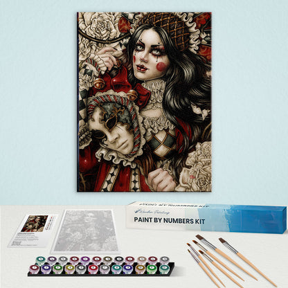Harlequin's Secret | Paint by Numbers Kit