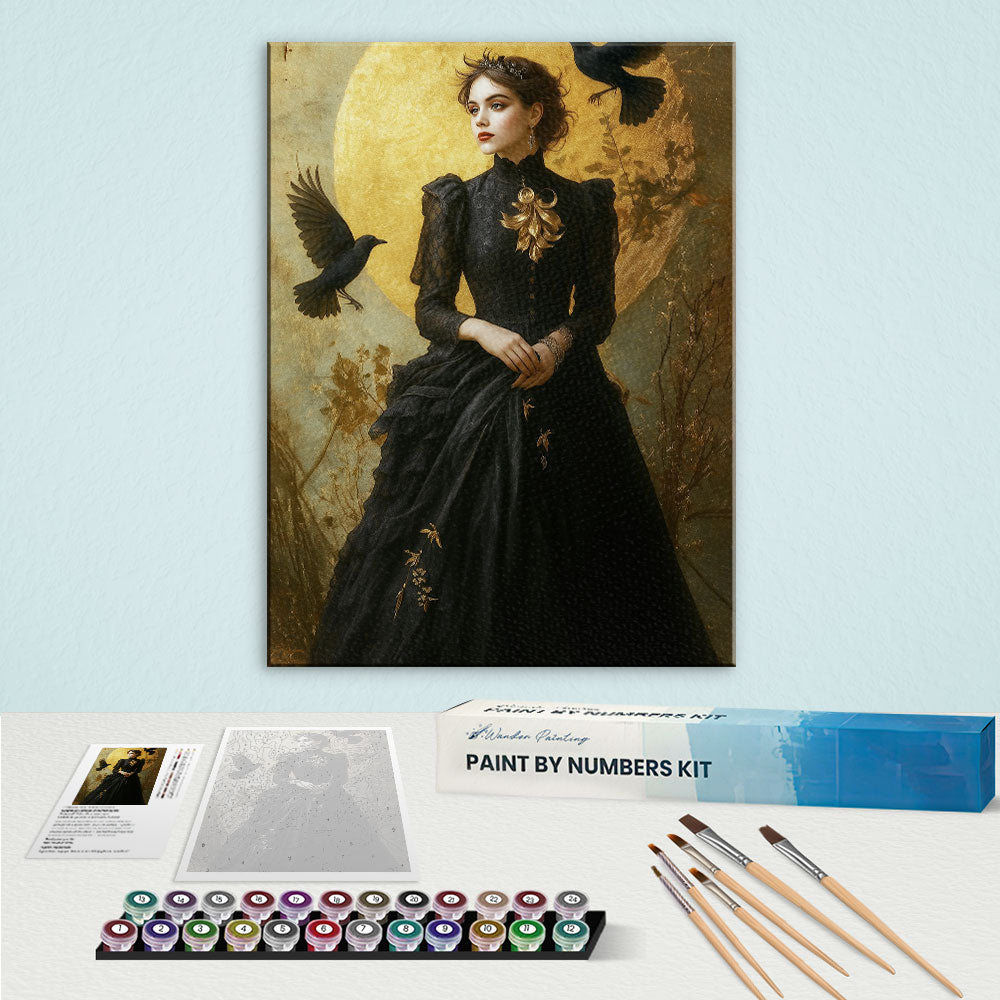 Dark Gothic Elegance | Paint by Numbers Kit