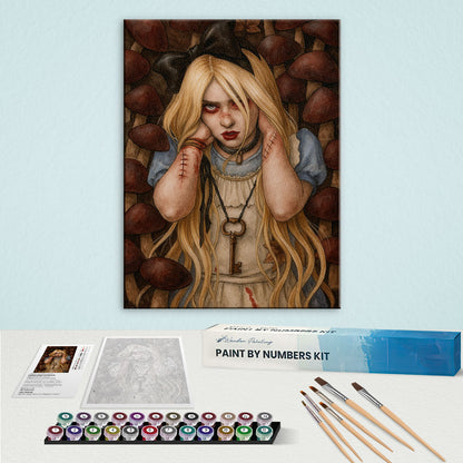 Horror Alice in Wonderland| Paint by Numbers Kit