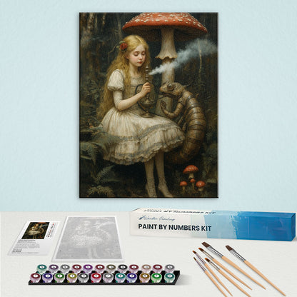 Alice and the Caterpillar | Paint by Numbers Kit
