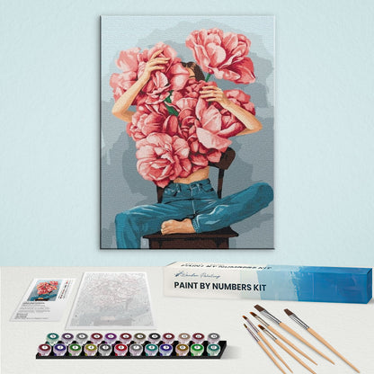 Hidden in Blossoms | Paint by Numbers Kit