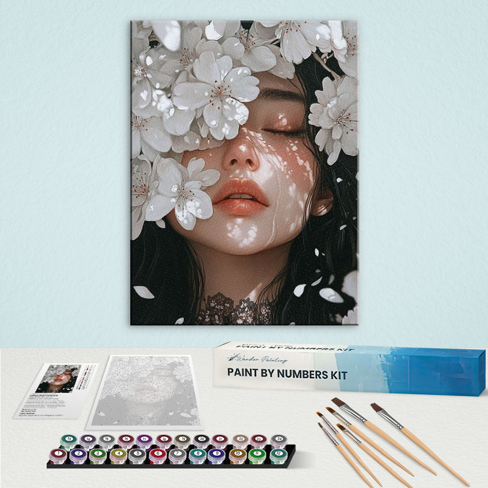 Blooming Sorrow | Paint by Numbers Kit