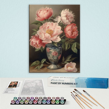 The Fragrance of Peonies | Paint by Numbers Kit