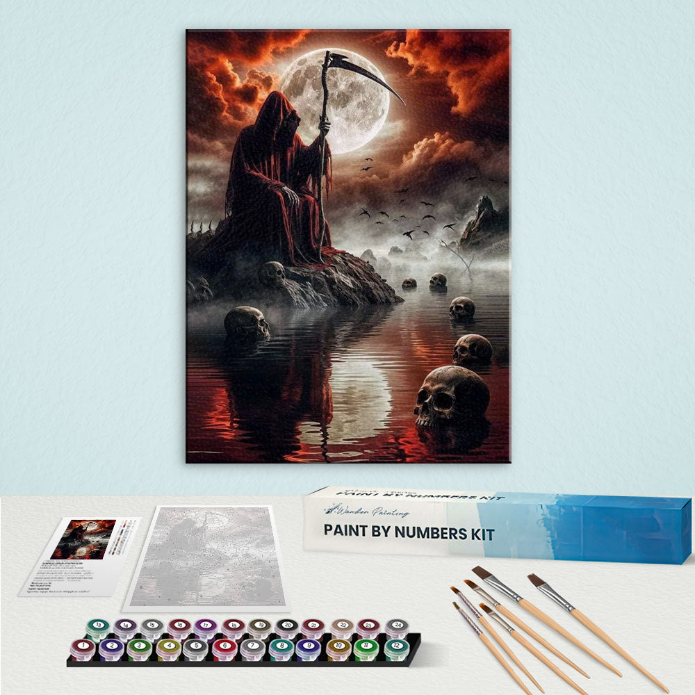 Moonlit Reaper| Paint by Numbers Kit