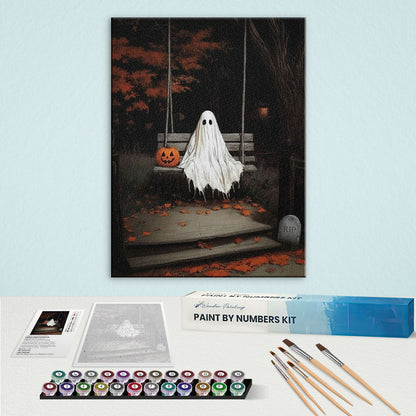 Ghost on the Swing | Paint by Numbers Kit