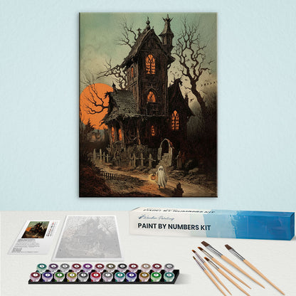 The Lantern Ghost | Paint by Numbers Kit