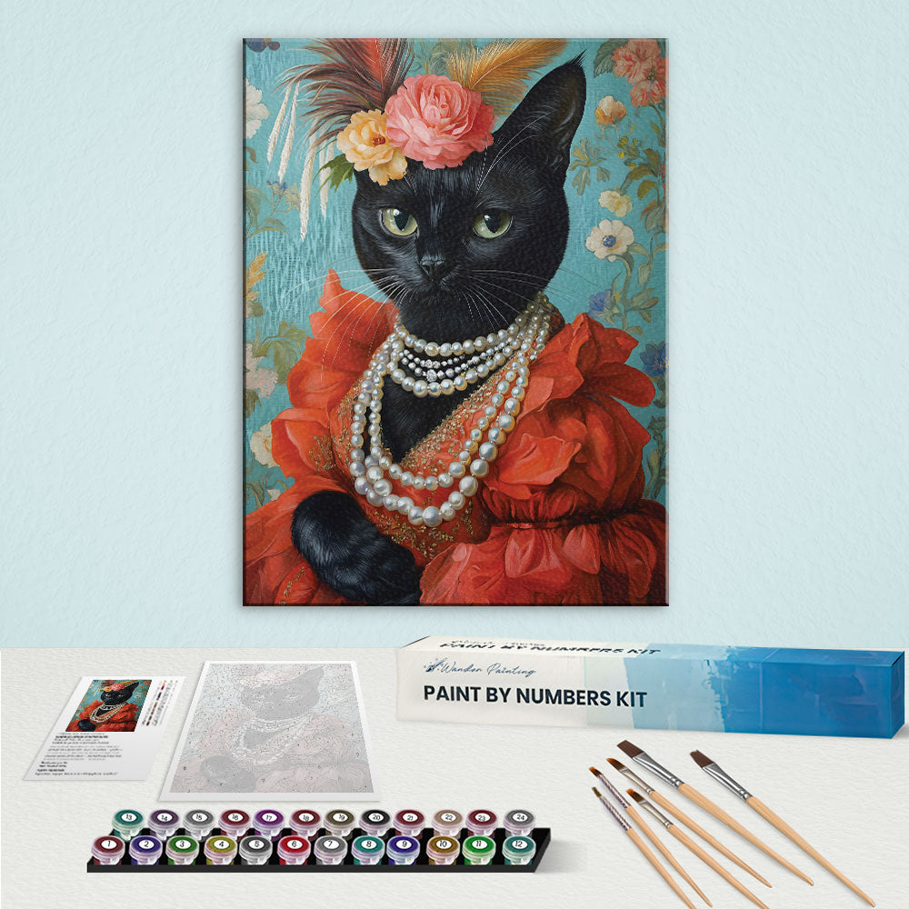 The Noble Cat | Paint by Numbers Kit