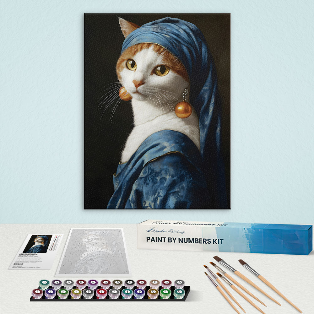Mona Lisa Cat | Paint by Numbers Kit