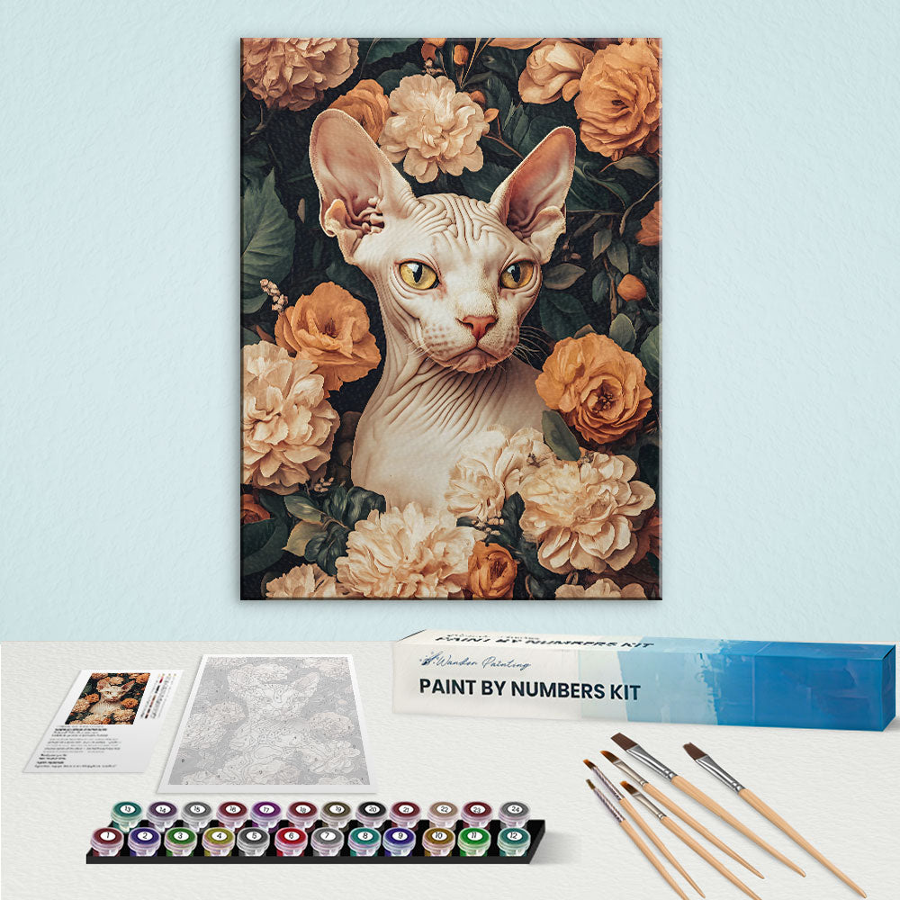 The Garden Sphynx | Paint by Numbers Kit