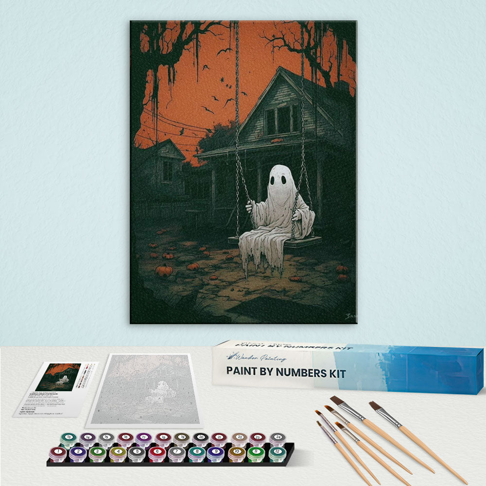 The Lonely Ghost | Paint by Numbers Kit