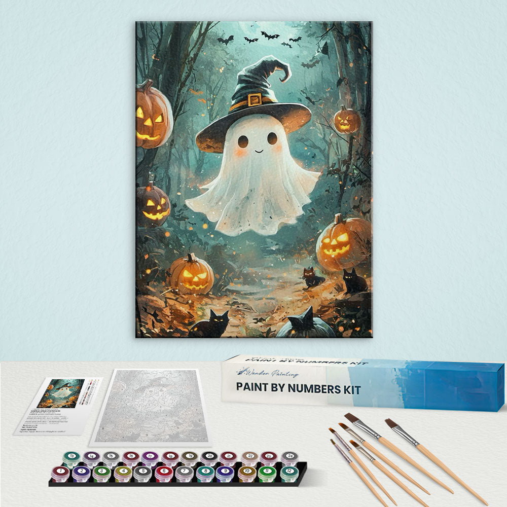 Spirit of the Pumpkin Woods | Paint by Numbers Kit