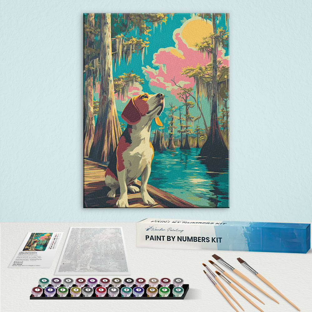 Everglades NP - Beagle | Paint by Numbers Kit