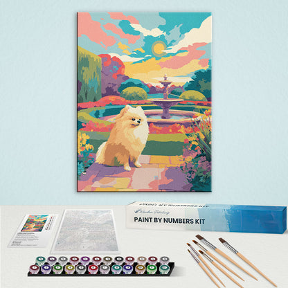 Biltmore Estate - Pomeranian | Paint by Numbers Kit