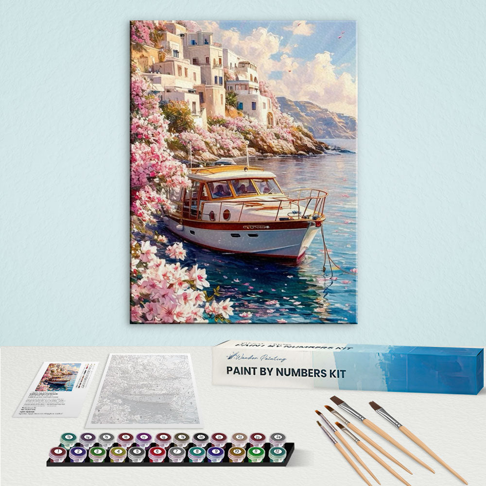 Blossoms of Amalfi|Paint by Numbers Kit