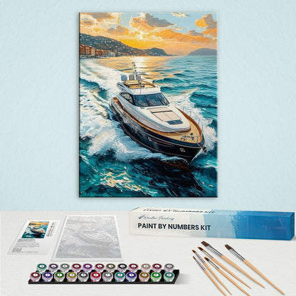 Sunset Cruise|Paint by Numbers Kit