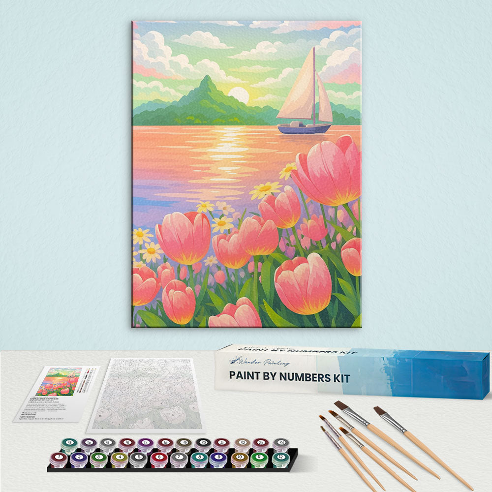 Tulip Bay|Paint by Numbers Kit