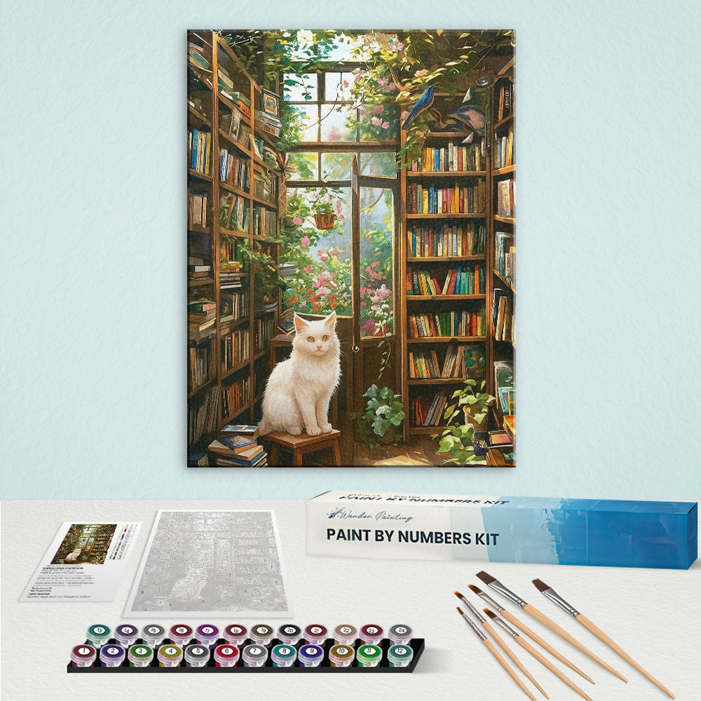 The Garden Library|Paint by Numbers Kit