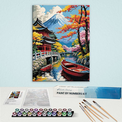Chureito Pagoda|Paint by Numbers Kit