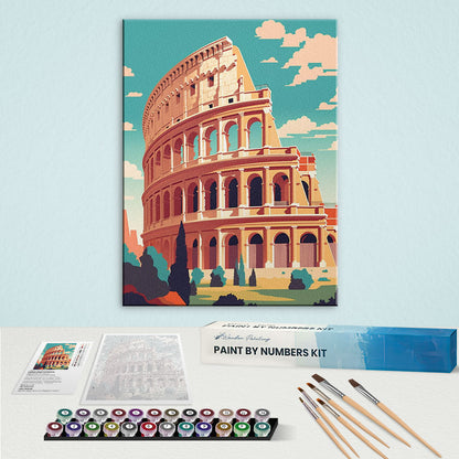 Colosseum, Rome|Paint by Numbers Kit