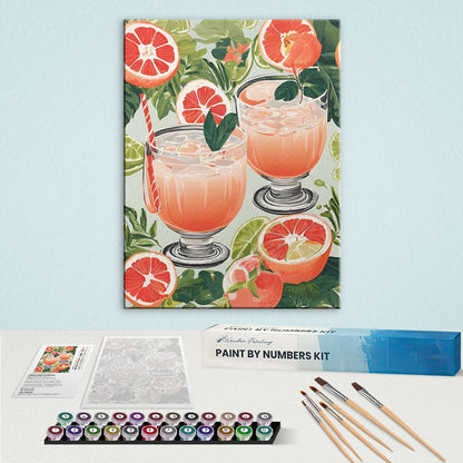 Grapefruit Summer|Paint by Numbers Kit