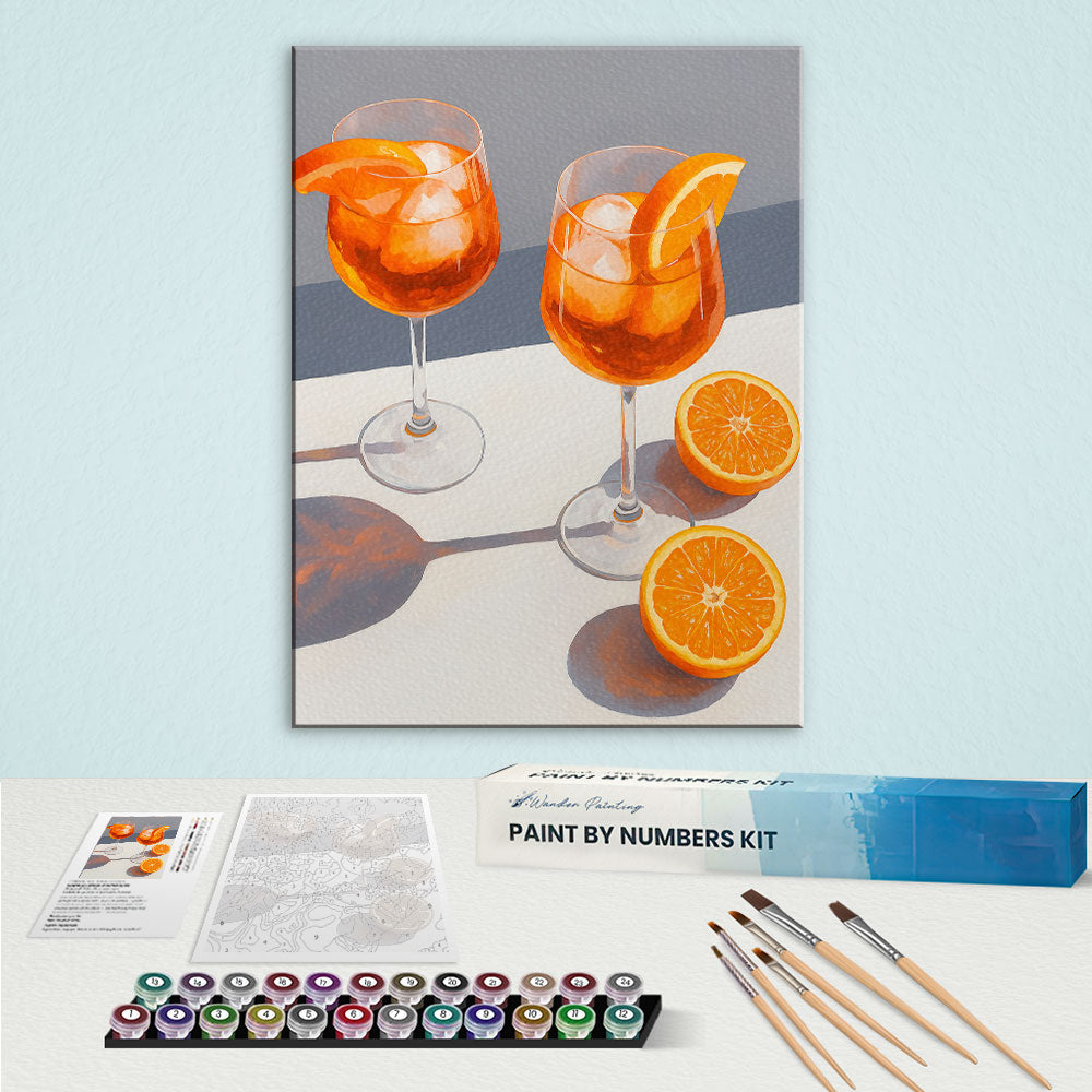 Orange Juice|Paint by Numbers Kit