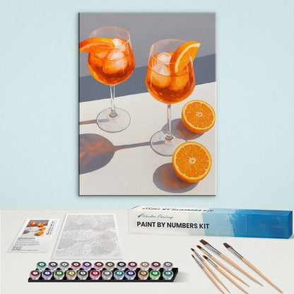 Orange Juice|Paint by Numbers Kit