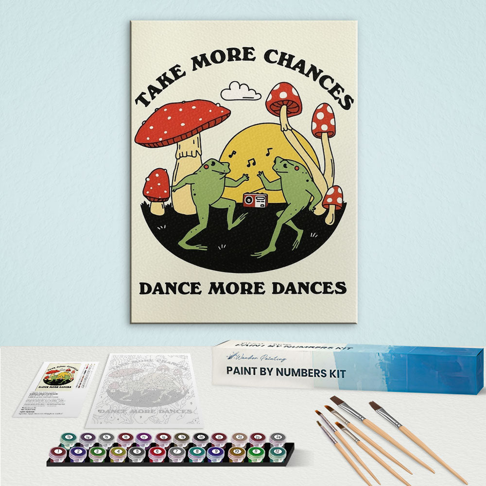 Take More Chances, Dance More Dances | Paint By Number Kit