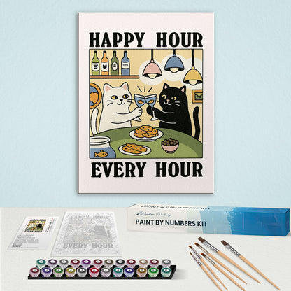 Happy Hour Every Hour | Paint By Number Kit
