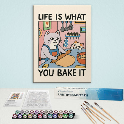 Life Is What You Bake It | Paint By Number Kit