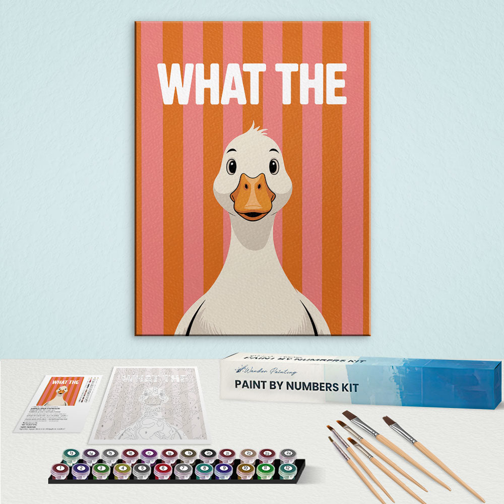 What The Duck| Paint By Number Kit