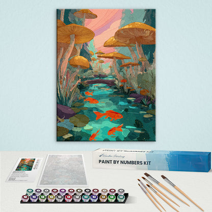 Magic Mycelium | Paint by Numbers Kit