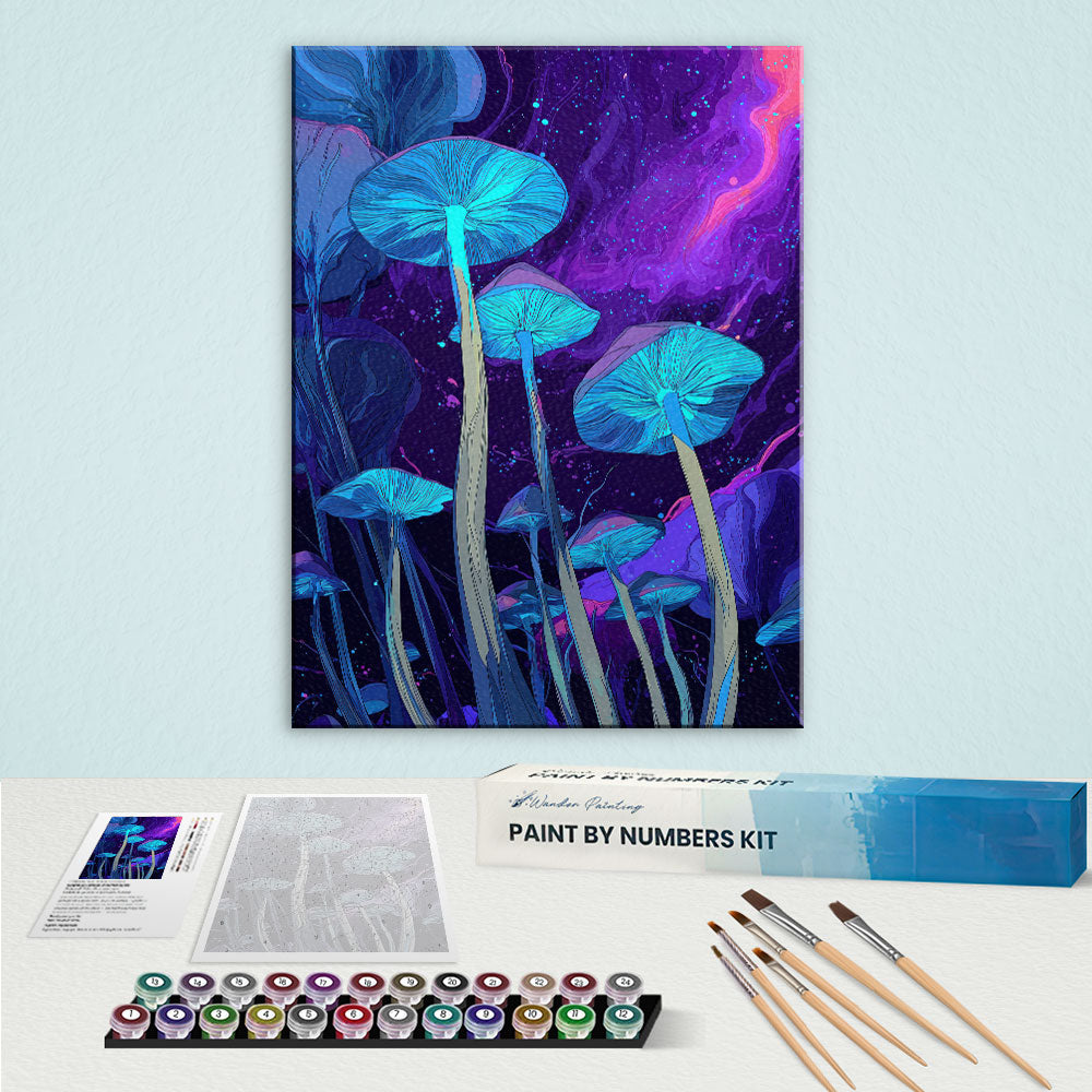 Sapphire Night | Paint by Numbers Kit – Wander Painting